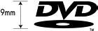 DVD Logo 9mm